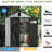 Durable Resin Storage Sheds, Modern Design With Transparent Windows, Perfect For Backyard