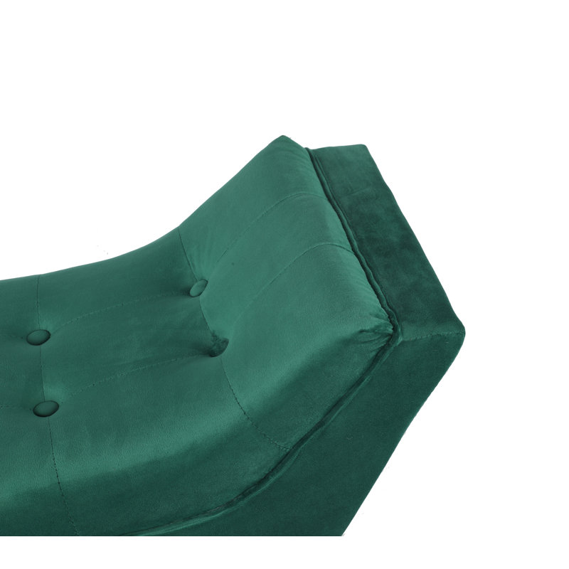 Banc rembourré Giabella, Vert