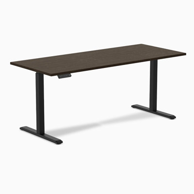 Estela Adjustable Height Solid Wood Steel Standing Desk