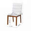Chaises de salle à manger rembourrées modernes-116122536-116122537