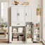 Armoire de cuisine 70 po autoportante - Grand bahut avec portes, tablettes et grand tiroir - Organisateur peu encombrant pour salle à manger, salon ou cuisinette-1590033450