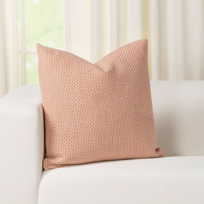 Geometric Throw Pillow, Pink, 22" x 22"