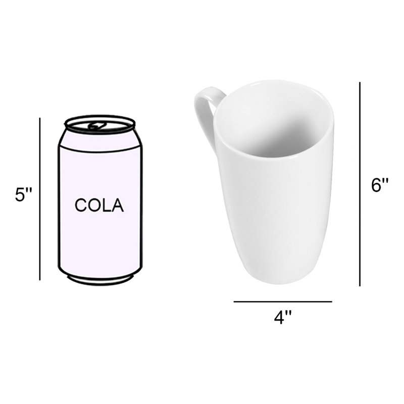 White Serveware Denmark Tools for Cooks Latte Mugs