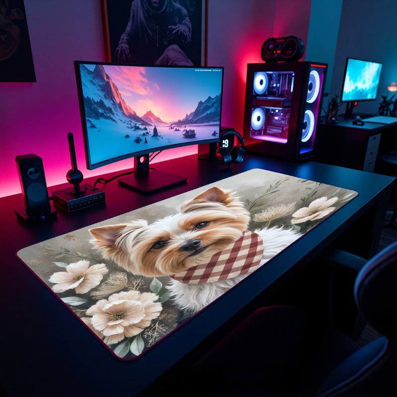 Polyester Desk Pad, 23.6x13.8