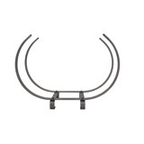 Handcrafted U Shaped Fireplace Steel Grate