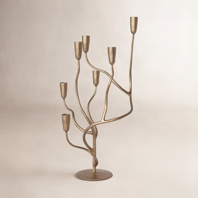 Handcrafted Iron Candelabra
