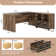 Biondi 62.2" Executive Desk with Mobile File Cabinet
