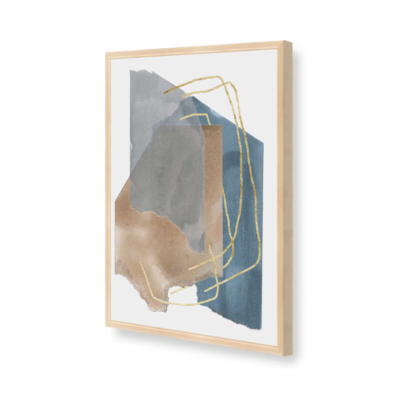 Fragments of Light I Print in a Frame, H 15 po x l 12 po, Érable brut