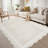 Scalloped Washable Rug Area Rugs for Living Room Modern Rugs Abstract Non-Slip Accent Carpet for Dining Room Home Office Bedroom-523035148-523035156