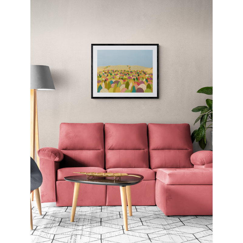 Of Woods & Hillsides Print Canvas, 24" H x 30" W, Black Framed Paper