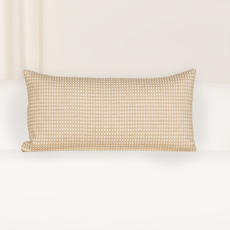 Coussin décoratif Protégé, Ivory, Rectangle 21 po x 12 po, Feather