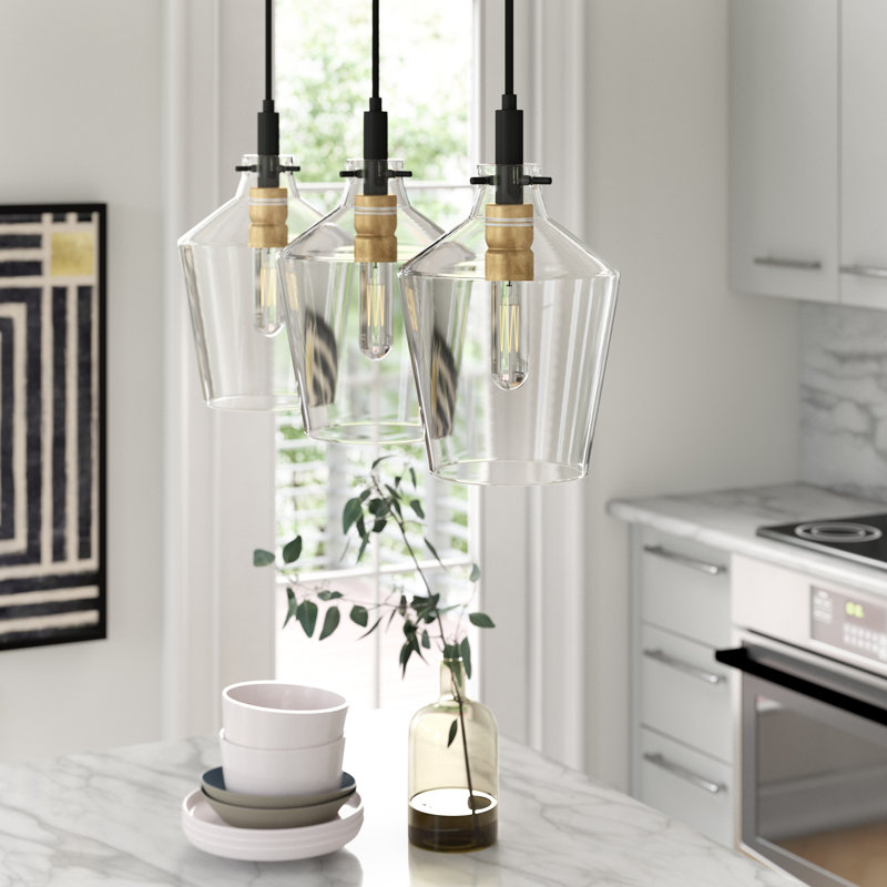 Caitlin 3 - Light Kitchen Island Pendant