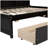 Bed with Side Bookcase, Drawers-25336490