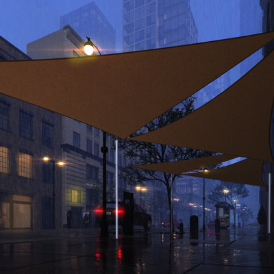 Royal Shade Waterproof Triangle Shade Sail With Hardware Kit