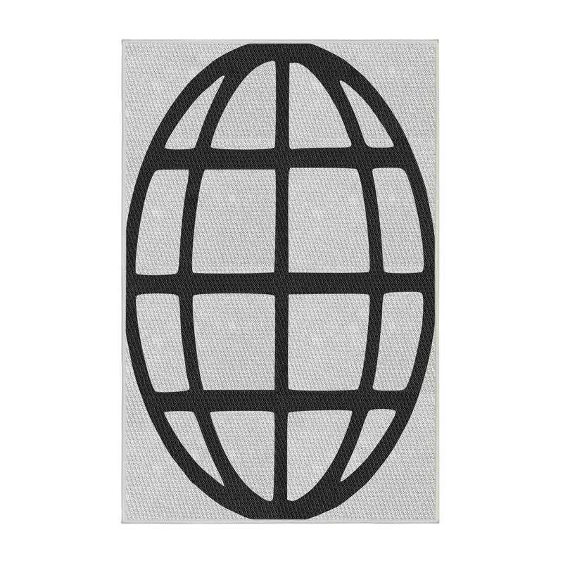 Tapis noir Zubair, Rectangle 5 pi x 8 pi