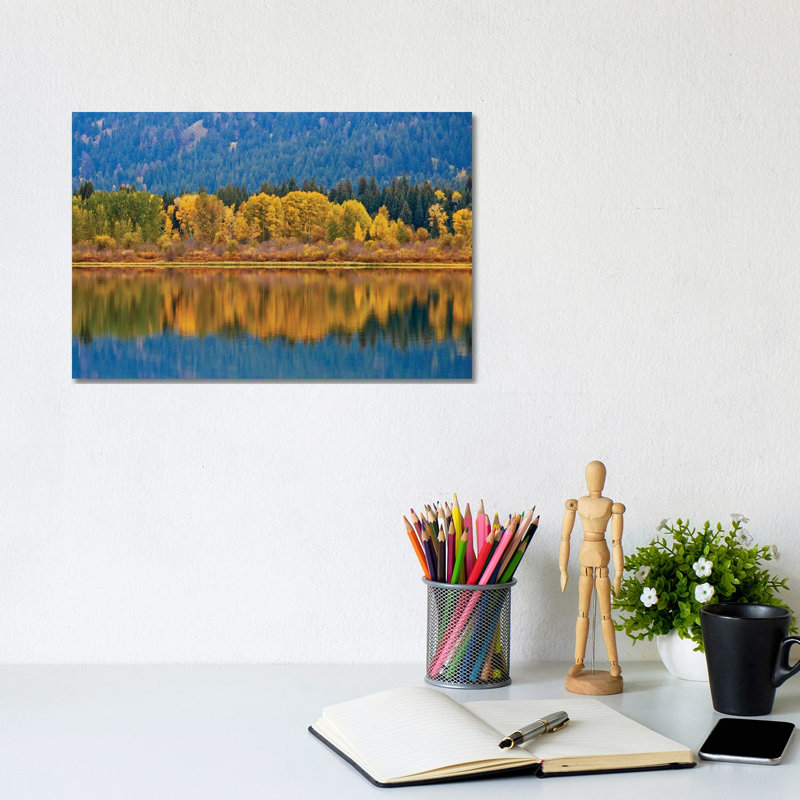 Autumns Reflection by Susan Vizvary - Wrapped Canvas Print, 20.32 cm H x 30.48 cm W
