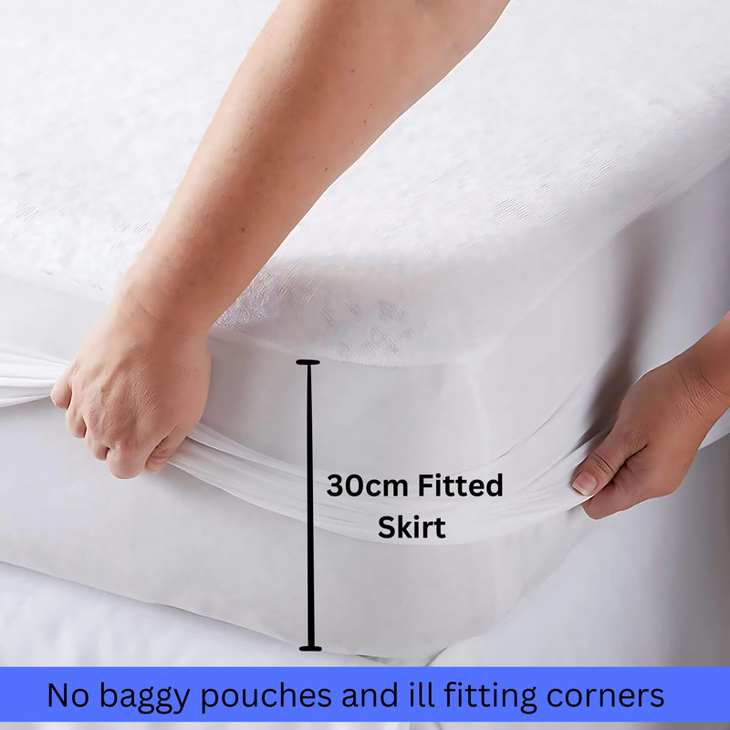 Fitted Mattress Protector Case Pack, Double (4'6)