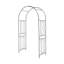 Amirie 120cm W x 56cm D Metal Arbour in Black