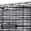 Rideau de douche noir abstrait en tissu avec 12 crochets-443947185