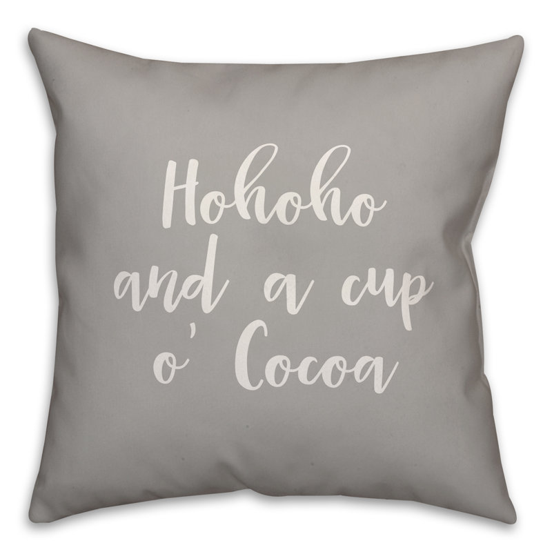 Solid Colour Throw Pillow, Grey, Throw Pillow