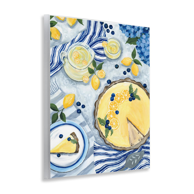  Art mural de pique-nique citronnelle d'été par Yvette St. Amant