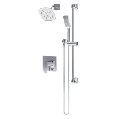 Verity HydroMersion Single Handle VersaFlex Integral Diverter Shower System