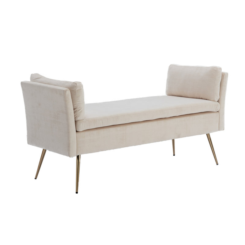 Mercer41 El-Jechi Velvet Upholstered Bench | Wayfair