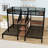 Metal Bunk Bed With Storage Shelves And Stairs-1462504221