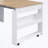 Kitchen Pantry Cabinet with Hutch and Foldable Dining Table-234177366