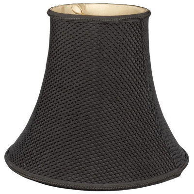 Abat-jour cloche en soie / shantung (araignée)