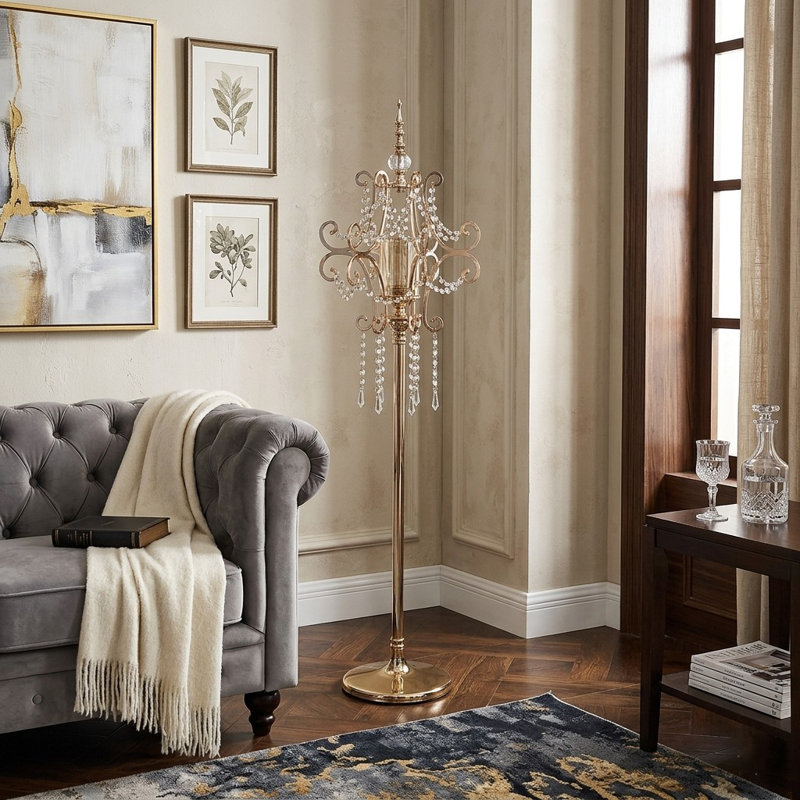 Tabletop Candlestick, 39.4" H x 12.4" W x 10.6" D
