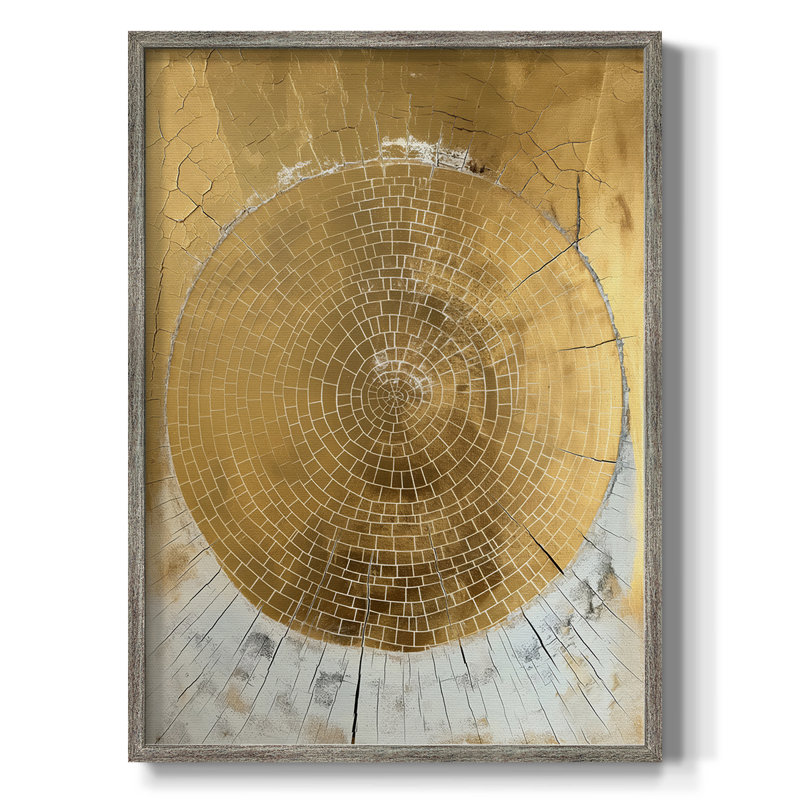 ABSTRACT Series CCXIX, reproduction encadrée - bois massif, H 15 po x l 12 po