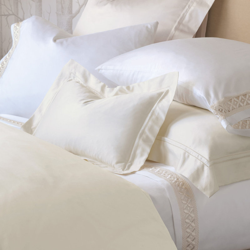 Lusso Sham, Queen, Ivory