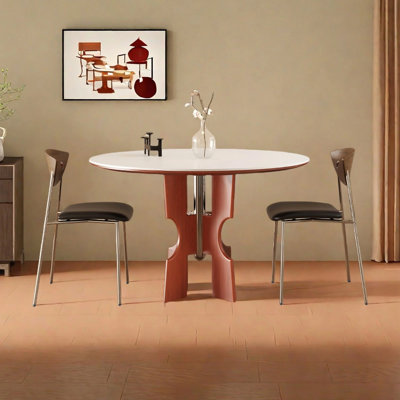 Retro household round dining table