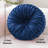 Velvet Round Decorative Pillow for Sofa Decor (15-Inch)-99170726