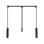 Metal Adjustable Industrial Pipe Clothing Rack