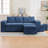 2 - Piece Upholstered L-Shaped Sectional Sofa-895149464