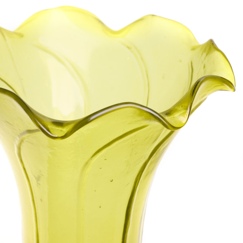 Abat-jour en verre de remplacement H 6 po Betton, Jaune