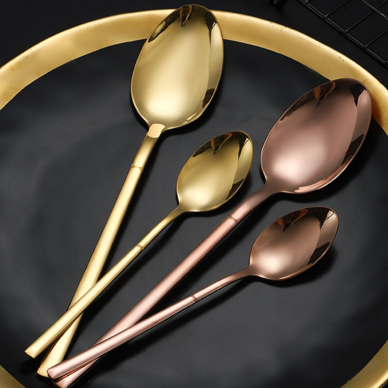 Ensemble de couverts Mercer41 Manwel - Service pour 6, Or rose