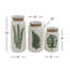 Ensemble de 3 vases de table en grès cylindrique moderne Mexborough