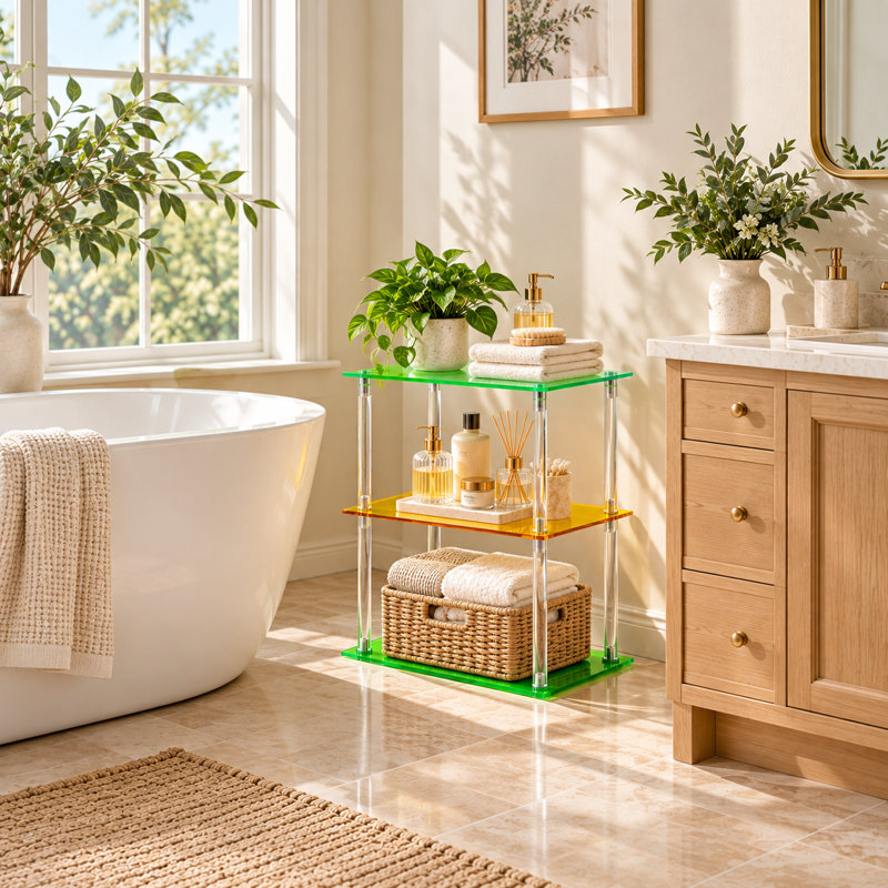 Freestanding Bathroom Shelves