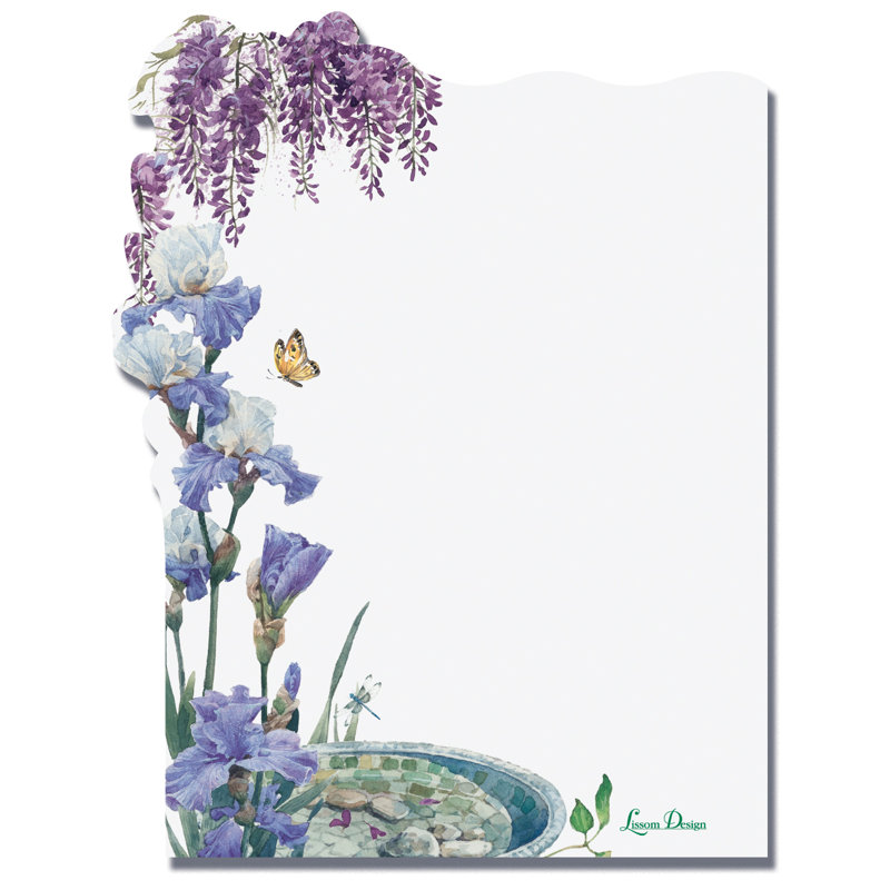 Bloc-notes découpé et découpé Enchanted Garden