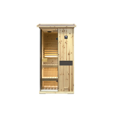 Personal Outdoor Wooden Steam - Traditional Luxury Spa With Large Space, Quick Buckle Installation And Connection One Person Ample Simple Install Buckles Function