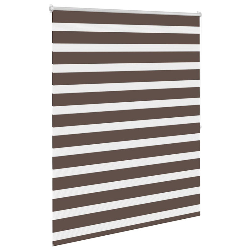 Semi Sheer Roller Blind, 120cm W x 175cm L, Brown