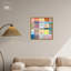 Art mural abstrait géométrique sur toile de couleur par Dakota Fields-683980484-683980489