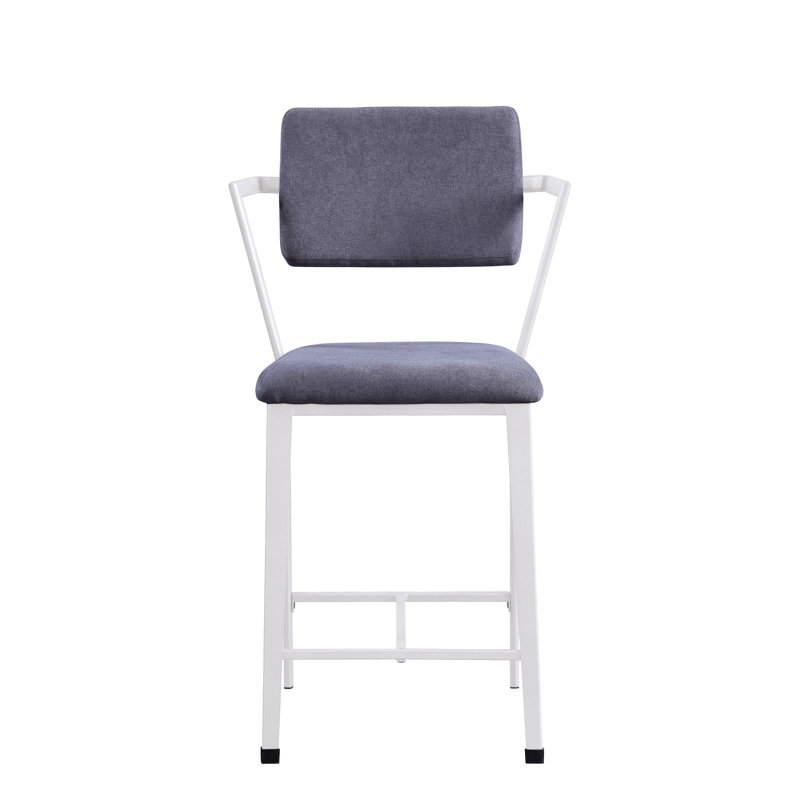 Chaises de comptoir rembourrées en tissu Cargo