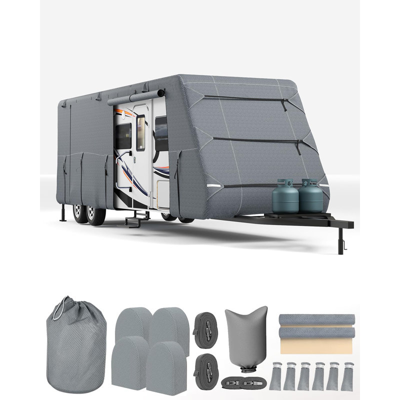 RV Cover By ZACOO, 274.32 cm H x 266.7 cm W x 1158 cm D