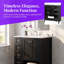 Meuble-lavabo 30 po avec deux portes et deux tiroirs avec cadre en bois massif-305223949