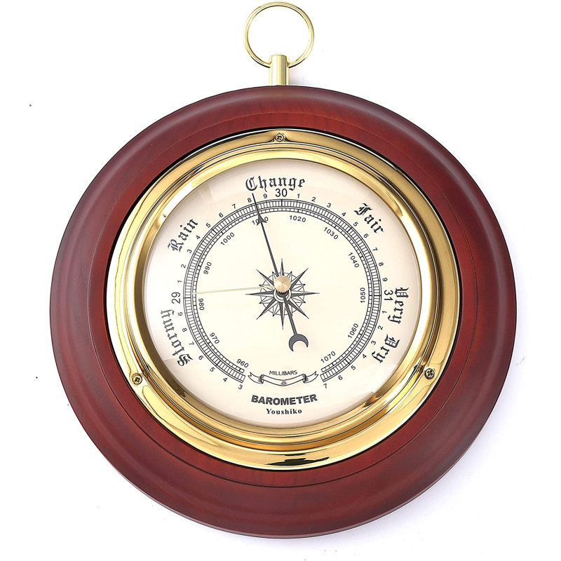 23cm Wireless Outdoor Barometer