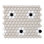 Carreau de mosaïque en porcelaine nid d'abeille 1 po x 1 po Value Series